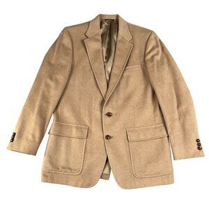 VTG Palm Beach 100% Camel‎ Hair Caramel Blazer Sports Coat Sz 44L (READ)